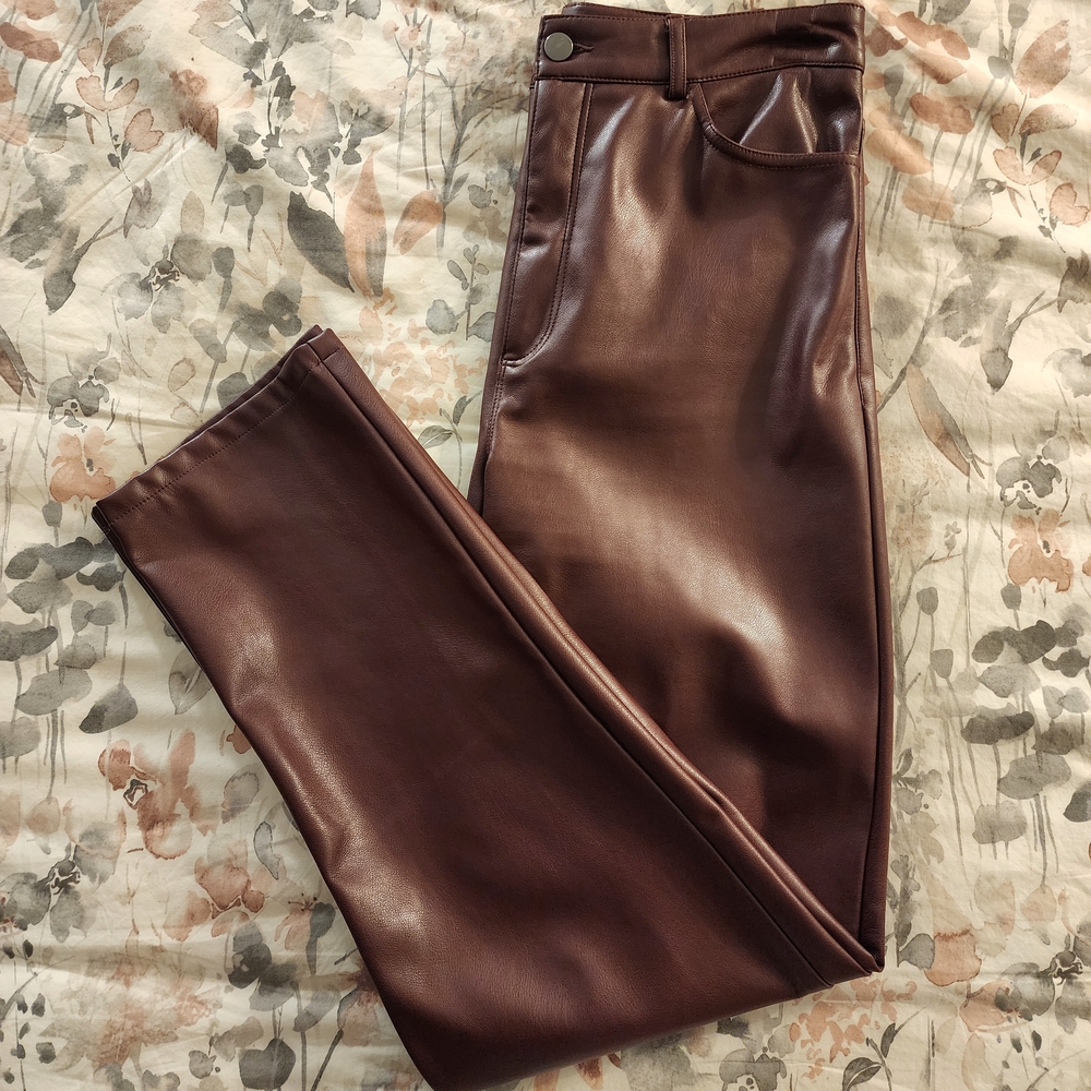 Dynamite Red Straight Leg Pants